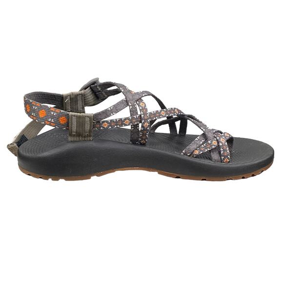Chaco Women’s Z/X 2 Grey Gold Strappy Trail Hiking Sandals Size US 10 - Picture 4 of 10